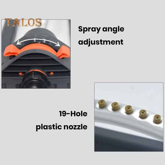 Lawn Sprinkler Metal Oscillating Sprinkler Garden Hose Sprinkler Water Sprinkler Garden Yard Irrigation Accessory