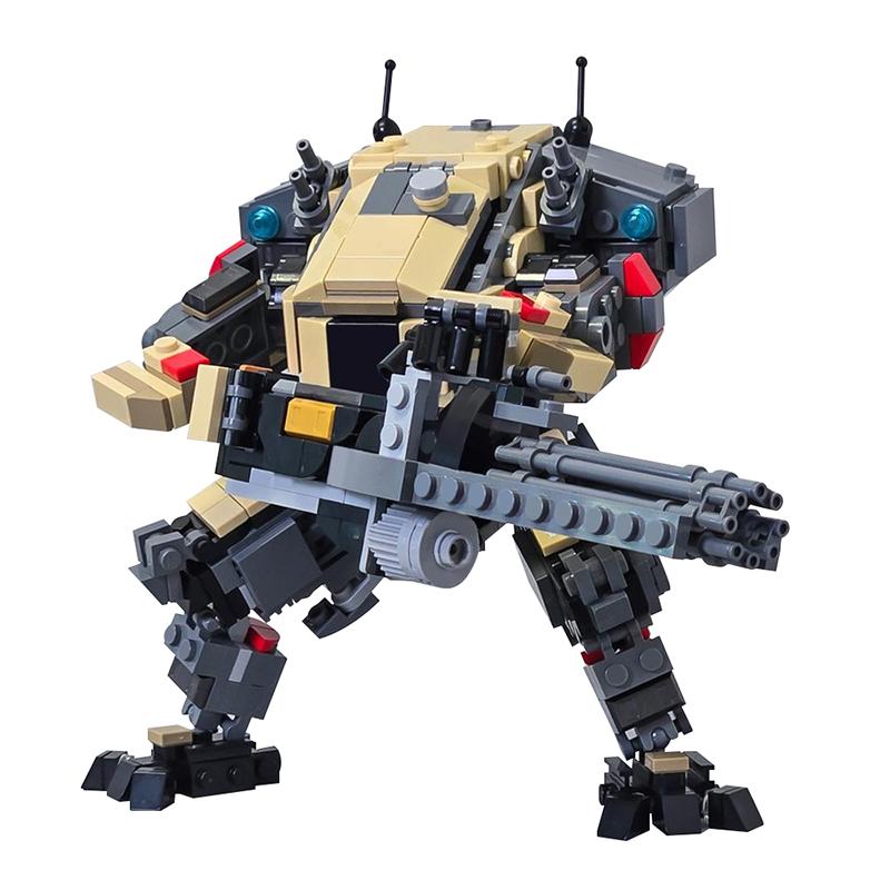 Buildmoc Titanfalleds Legion Titan Mech Robots Figures MOC Set Building Blocks Kits Toys for Children Kids Gifts 660PCS Bricks