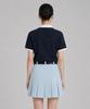 AVEN Dry Motion Tailored Pleated Skirt Sky Blue