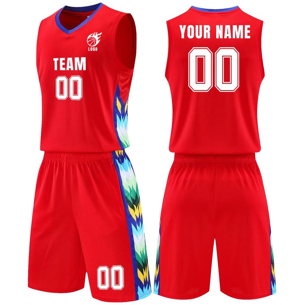 Vlastní basketbalový dresový set Personalizovaný a s číslem Bezrukávové uniformy Prodyšné sportovní oblečení pro muže a mládežnické týmové tréninky