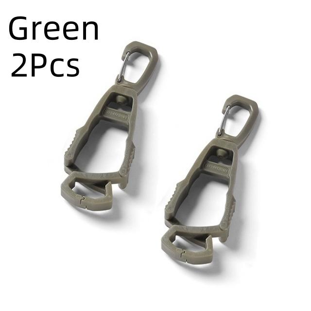 2Pcs Outdoor Glove Clip Multi-purpose Anti-drop Hook Plastic Clip Portable POM Protective Work Gloves Safety Clip