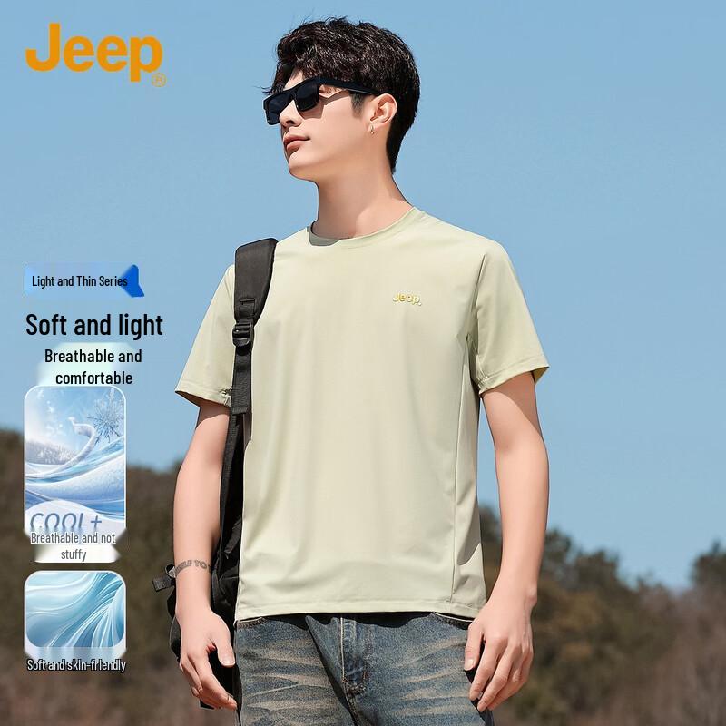 

JEEP Men s Breathable Short Sleeve T-Shirt 40
