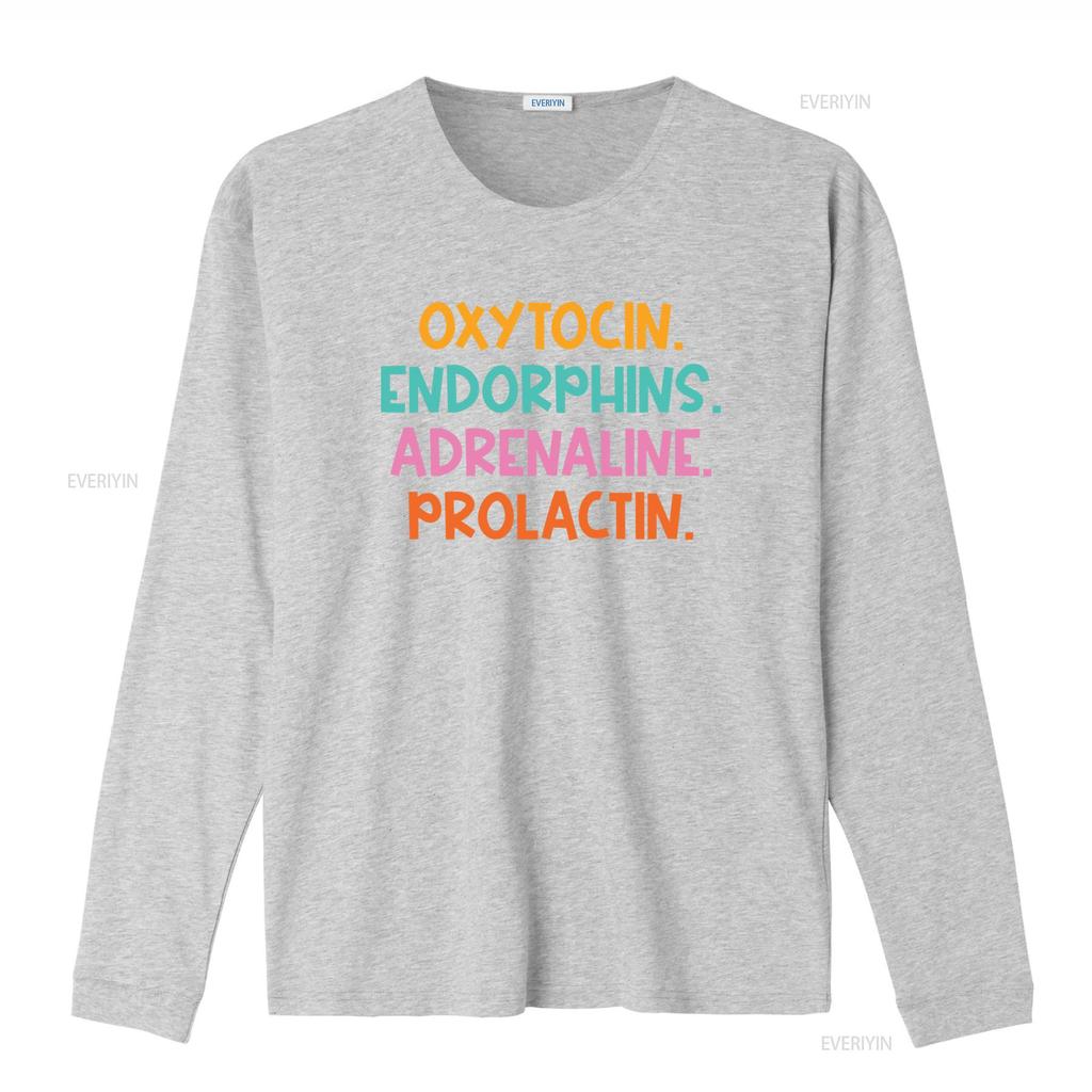 Oxytocin Endorphins Adrenaline Prolactin Hormones Midwife Doula Funny Happiness Birth Worker Appreciation T Shirt vintage