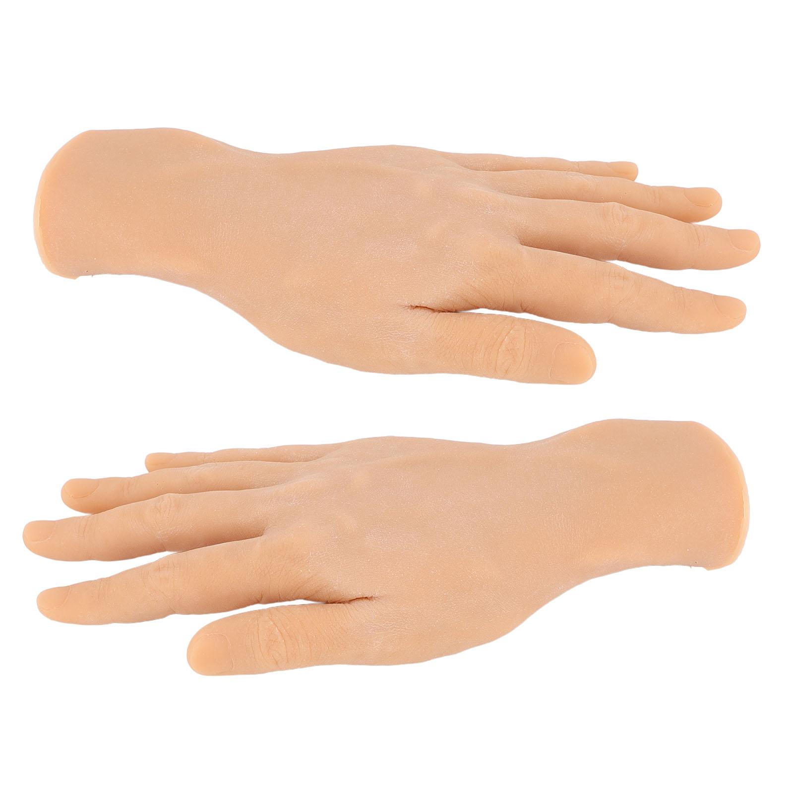 1 пара силиконовых моделей мужских рук, имитация, силиконовая модель искусственной руки, многоразовая рука манекена для реквизита для фестивалей