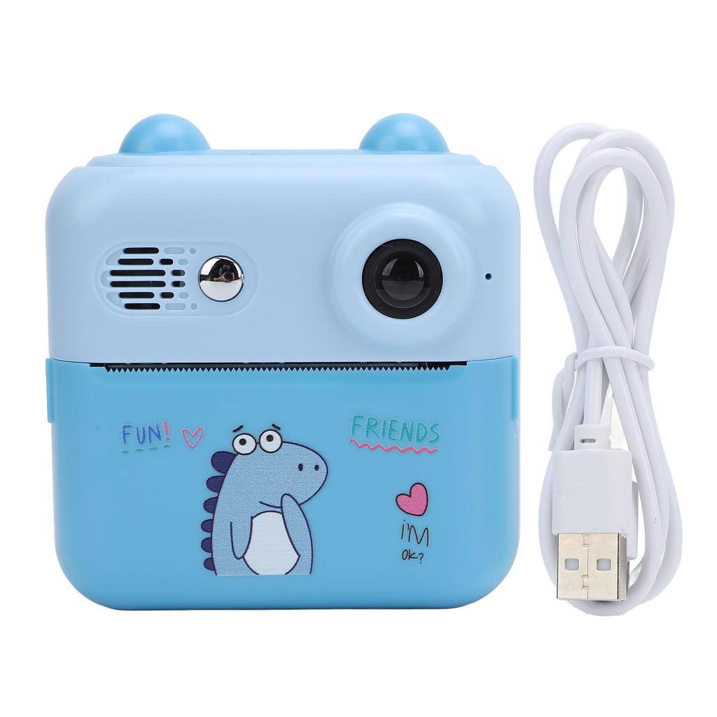 50MP Instant Print Camera 2.4 Inch Screen Eye Caring 1000mAh Multifunctional Instant Camera 16x Digital Zoom 1080P for Travel