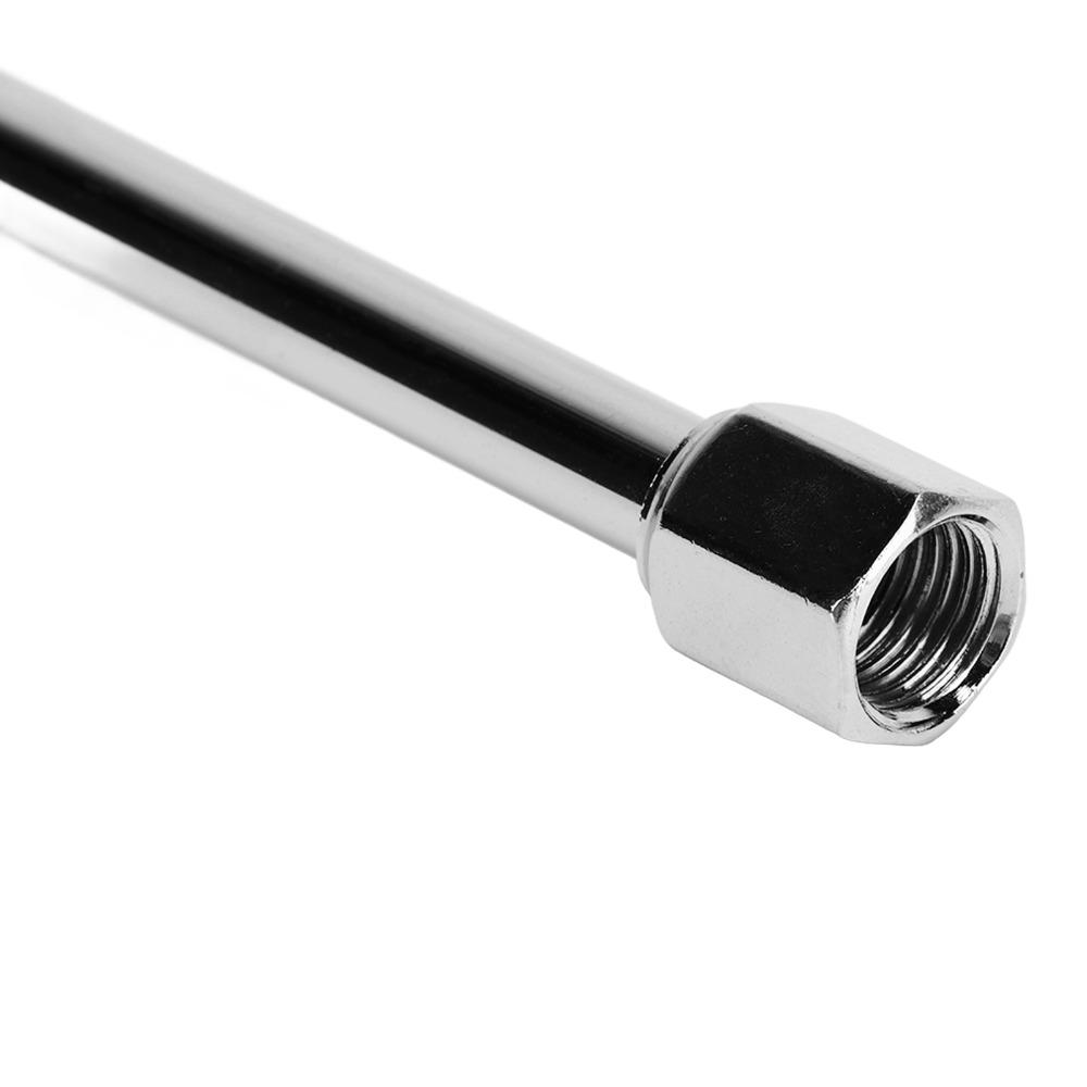 2PCS Aluminium Alloy Dual Head Air Chuck Push-on collet Extension Stem Tire pressure check