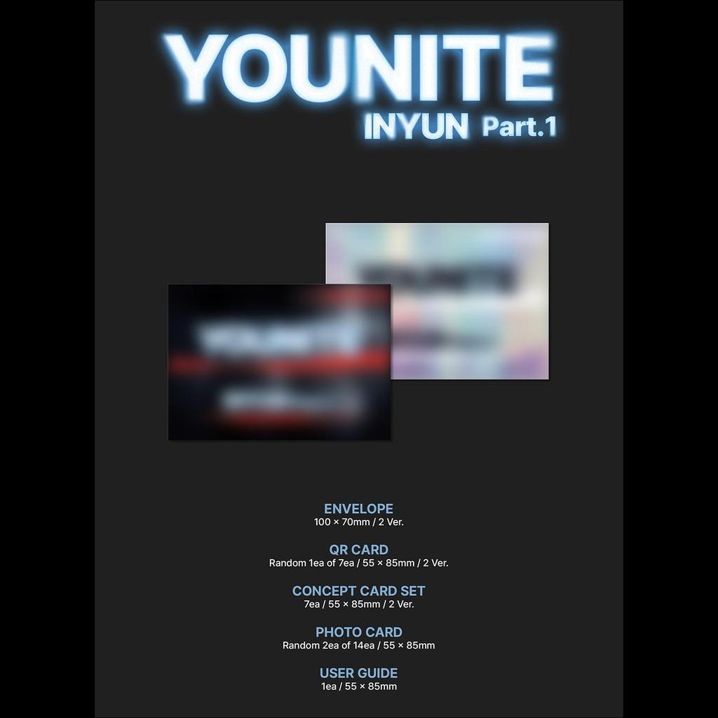 [Pre-order] YOUNITE 8TH EP [INYUN Part.1] POCA Album (IN Ver. / YUN Ver.) + Free Gift