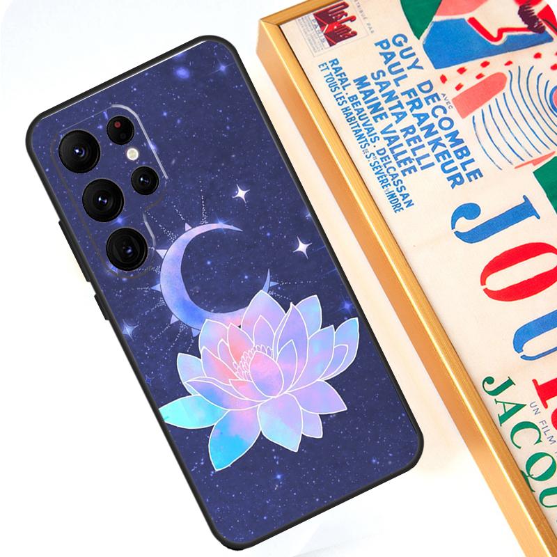 Lotus Flower Case For Samsung Galaxy S24 S23 S22 S21 Ultra Note 20 S20 FE S8 S9 S10 Note 10 Plus Cover