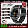 Orologio Smart Sportivo da Uomo per Esterni Batteria Grande 1400mAh Impermeabile Chiamata Vocale Musica Ossigeno nel Sangue Sport Smartwatch uomo donna Fitness