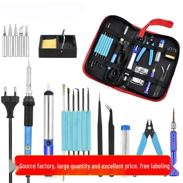 60W Electric Soldering Iron Kit with US/EU Plugs, 220V/110V