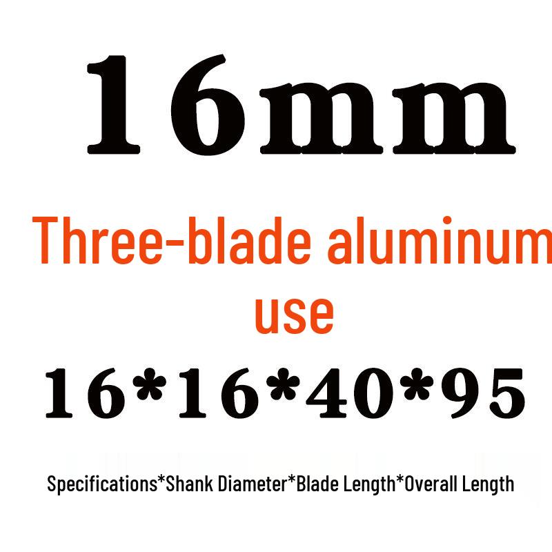Yihai White Steel 4-Flute Wave-Tooth End Mill, 10mm, for Aluminum, Super Hard, Fine and Coarse Teeth, 11 Corrugations.