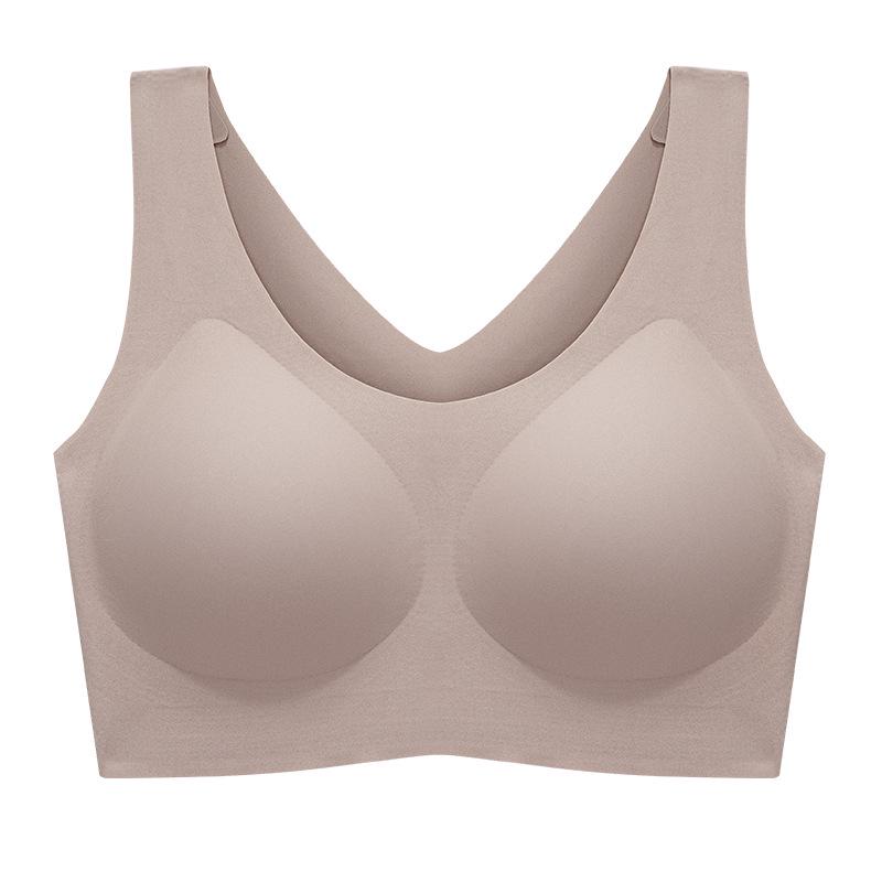 Cloud Seamless Women's One-Piece Bra, Size-Free for Large or Small Busts, Fixed Cup, Thin Design