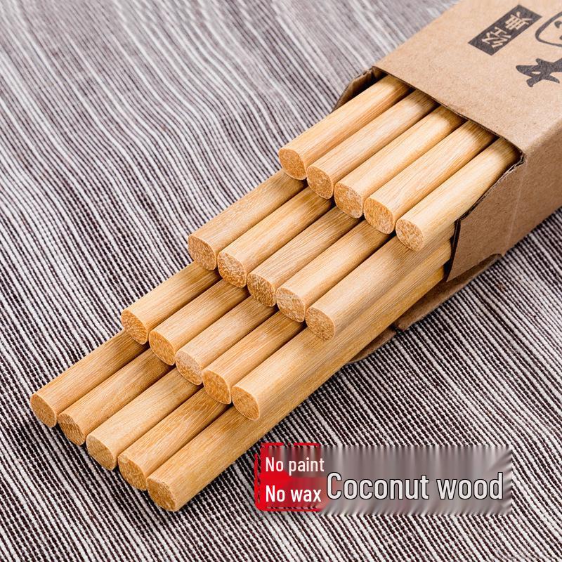 Free Shipping: Mold-Proof Red Sandalwood & Chicken Wing Wood Chopsticks - Non-Deforming, Non-Slip, High-Temperature Resistant