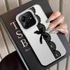 Back Phone Cover Case for Xiaomi Redmi Note 14 11s Note 13 Pro Plus 12s 11 12 Pro Retro Black Lace