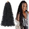 24 Zoll Distressed Butterfly Locs Häkel Butterfly Faux Locs Haare Vorgeknotet Distressed Butterfly Locs