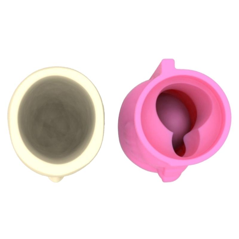Girl Plant Flower Pot Mould Face Holding Girl Silicone Mold Succulent Planter Epoxy Resin Mold Garden Figurines Outdoor