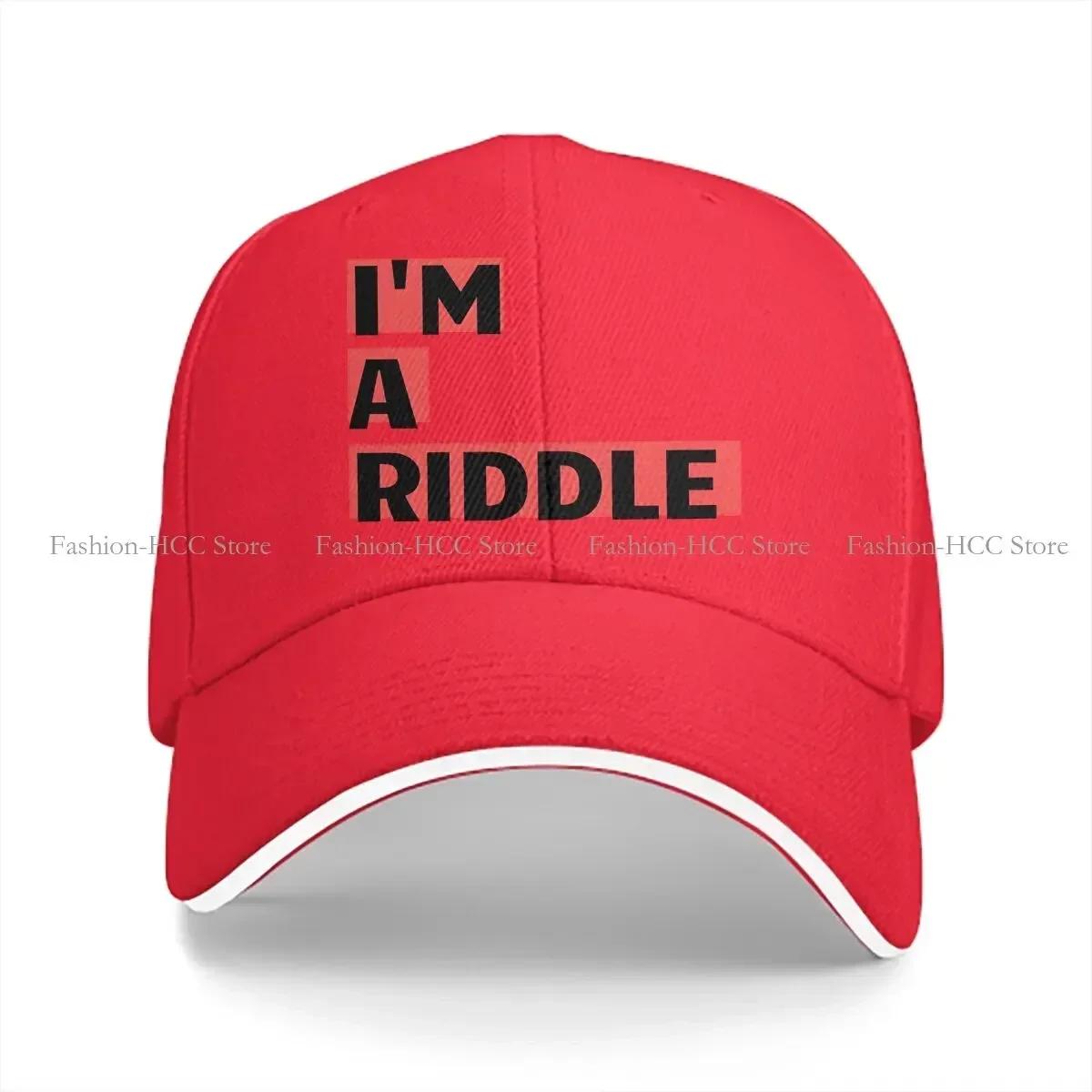 I’M A Riddle Baseball Cap Unisex Hats Women Visor Protection Snapback Hey Riddle Riddle Caps One Size