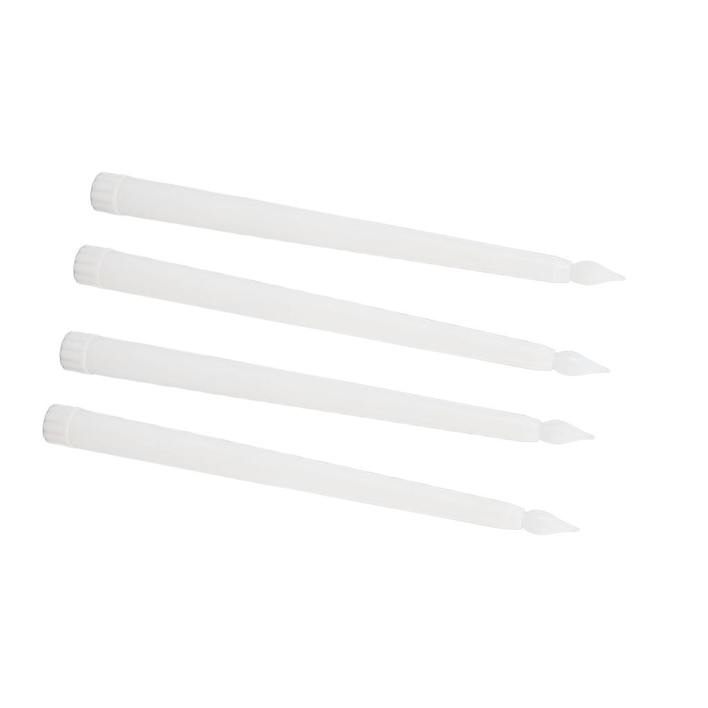 4 Pcs LED Candles Smoke Free Flameless Safe Environmentally Friendly Warm Light Electric LED Taper Candle