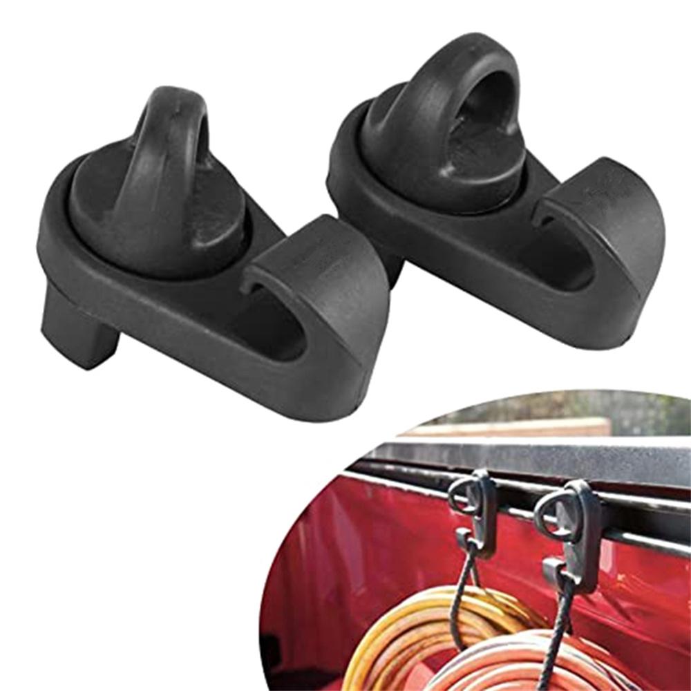 4Pcs Truck Bed Tie Down Hooks Deck Rail Pt278-35075 For Toyota Tacoma 2005-2023