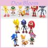Figure di Sonic The Hedgehog Ornamenti da Collezione in PVC per Bambini e Fan