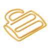 100Pcs Plastic-coated Metal Kids Paper Clips Cup Shape Office Clips Paperclips  Book Marking