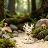 Dark Fantasy Desktop Decor 3D Printed Tree Spirit Figurine, Gothic Ferocious Monsters Ornament for Novelty Halloween Gift Miniature Landscaping,
