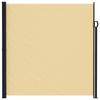 Retractable Side Awning Sand 500 X 180 Cm Polyester