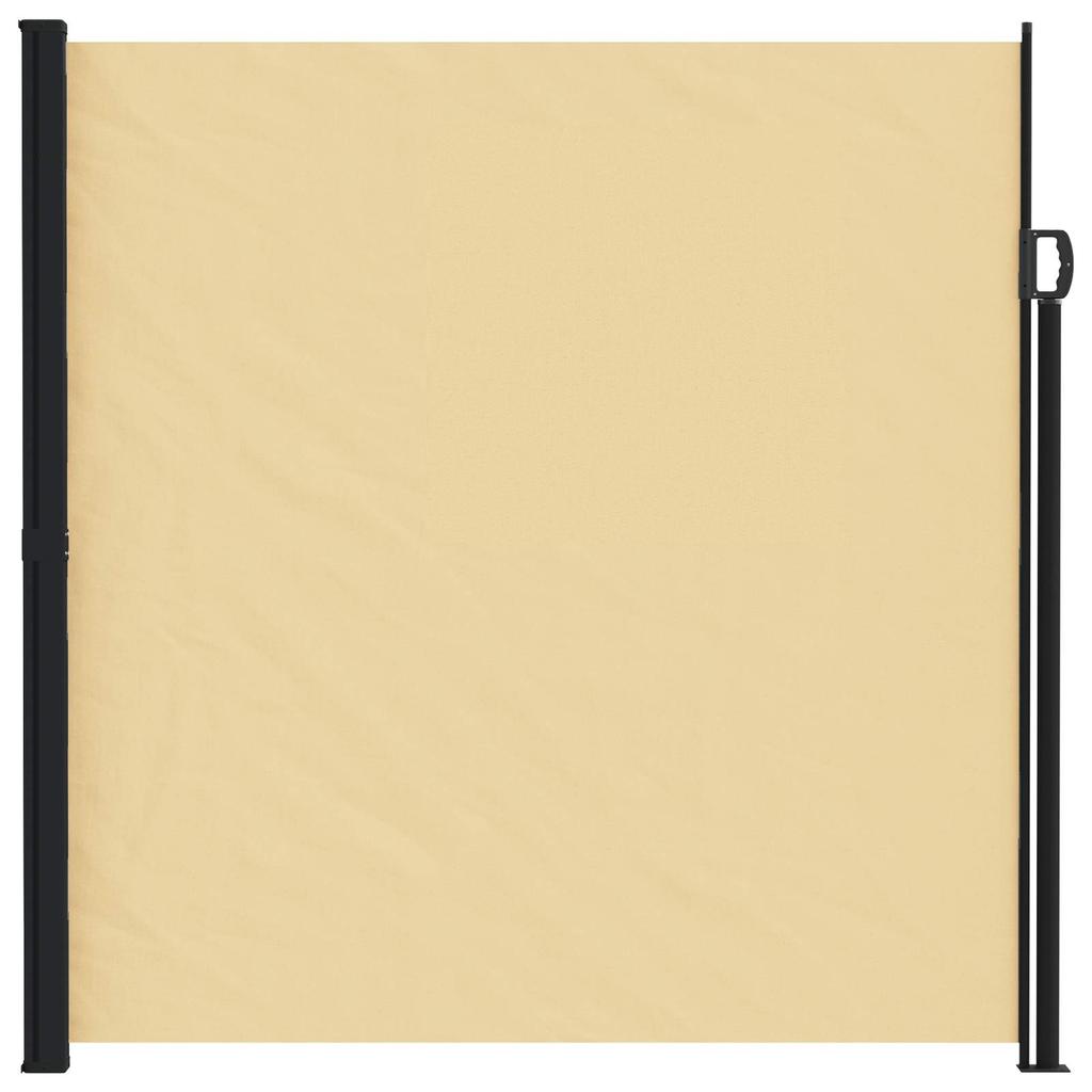 Retractable Side Awning Sand 500 X 180 Cm Polyester