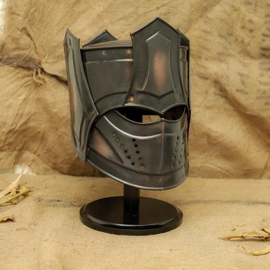 Handmade Steel Gothic Knight Helmet: Medieval Dark Armor, Cosplay LARP
