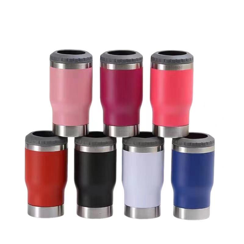 14oz Vacuum Insulated Car Cup with Bottle Opener - Double-Layer Ice Cooler Beer Mug