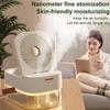 Portable Remote Desktop Fan USB Controlled 3-Speed Spray Small Personal Cool Spray 2.5L Cool Fan For Home Outdoor Sports Travel