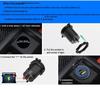 Dual Port USB QC+PD Fast Charger for Car and Motorcycle