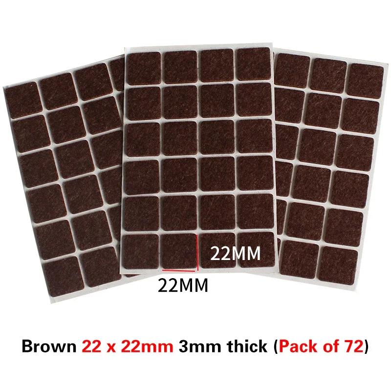 Thickened Self-adhesive Felt Chair Leg Pads Anti Slip Scratch Resistant Noise Resistant Floor Furniture Protection Pads Gaskets