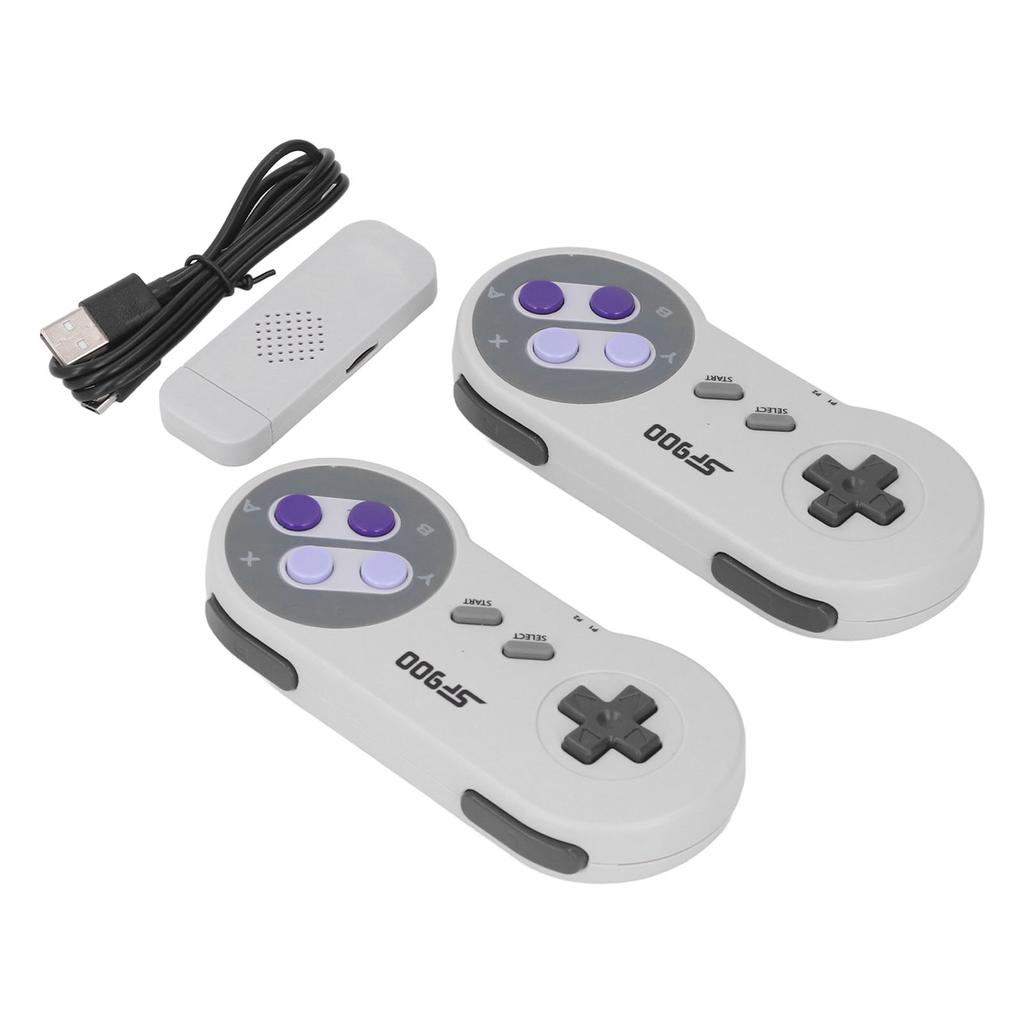 Paar Wireless-Spielkonsolen-Speicherkartensteckplatz Plug-and-Play Ergonomischer Retro-Videospiel-Stick für SF