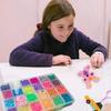 Diy Water Fuse Beads Toy No-Iron Sticky Art Craft Set 3D Pixel Art Bead Kit  Water Sticky Beads Sensory Toy Educational Gift