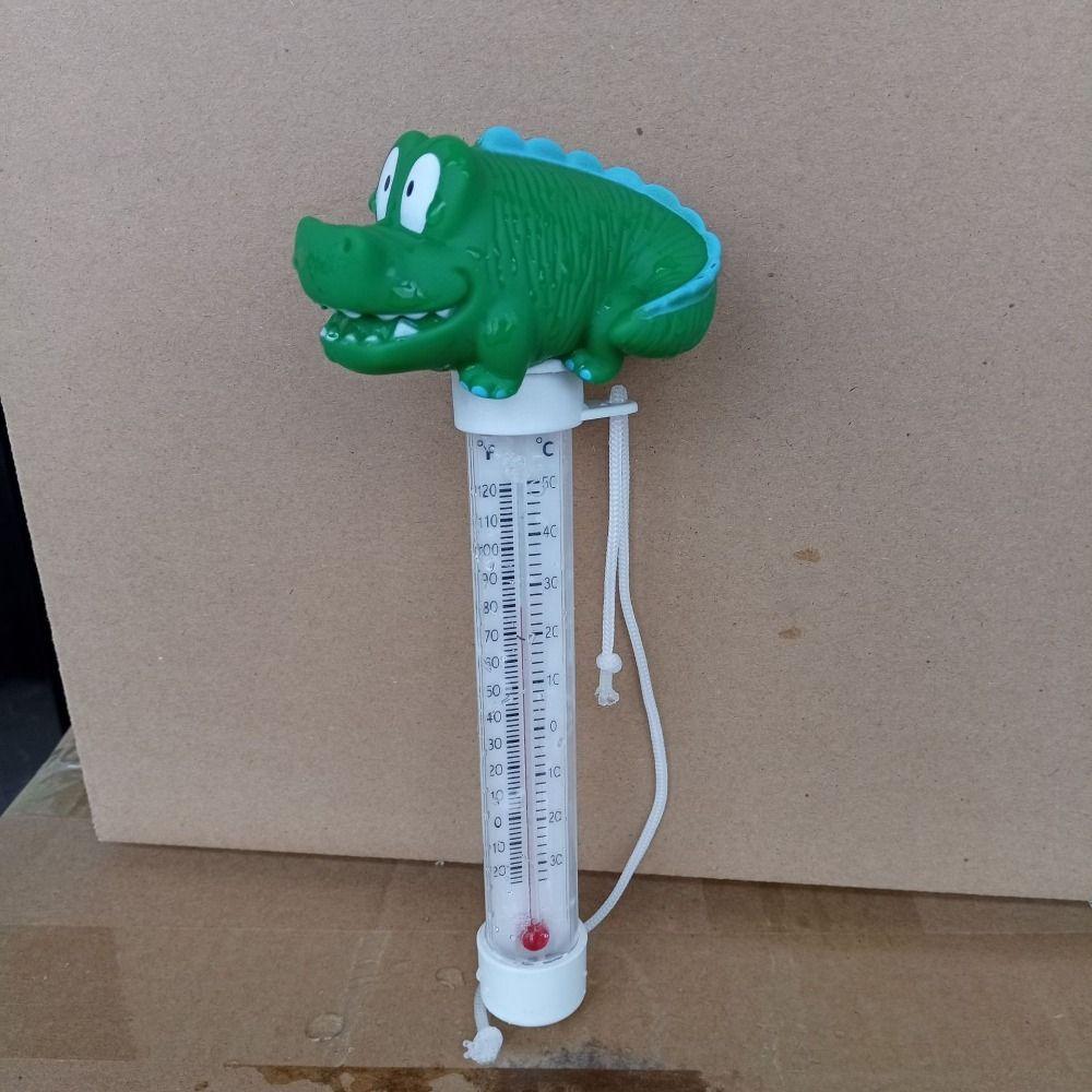 PVC Pool Water Temperature Meter Floating Waterproof Swimming Pool Thermometer Cartoon Animals Accurate Thermometer Pools