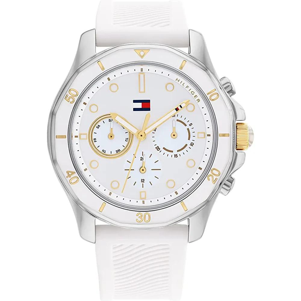 

Tommy Hilfiger Brooklyn White Silicone/Rubber Strap Ladies Quartz Watch 1782568 белый