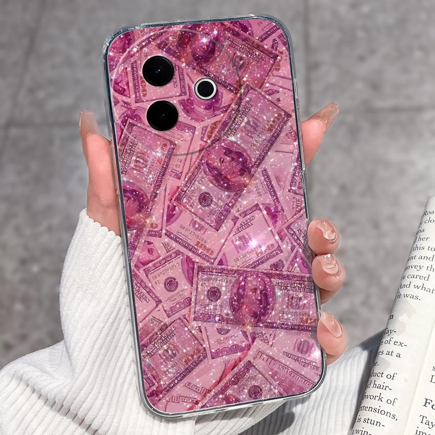 

Для Vivo Y39 Y38 Y37 Y36 Y35 Y33 Y33e Y33s Y33t Y32 Y31 Y30 Y30i Чехлы для телефона Спящая собака Защитная пленка для экрана Прозрачные ТПУ Мягкие чехлы Для Vivo Чехол Vivo Y39 5G