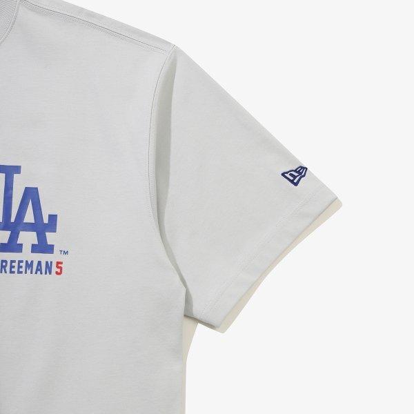 New Era Mlb La Dodgers T shirT Team Gray signaTure 15147526