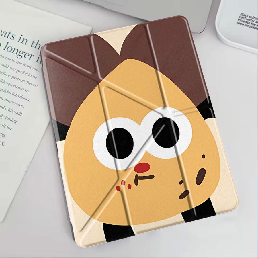 Cartoon Expression Tablet Case For iPad Pro 2025 Pro 11th 10th 9th 8th 7th 12.9inch Mini 6 7 Air 4 5 M3 M2 1 2 M4 11inch Holder