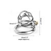 Adult Metal Stainless Steel Chastity Lock Male SM Sex Devices Supplies Penis Lock Bound To Prevent Cheating Men'S Chastity Cage