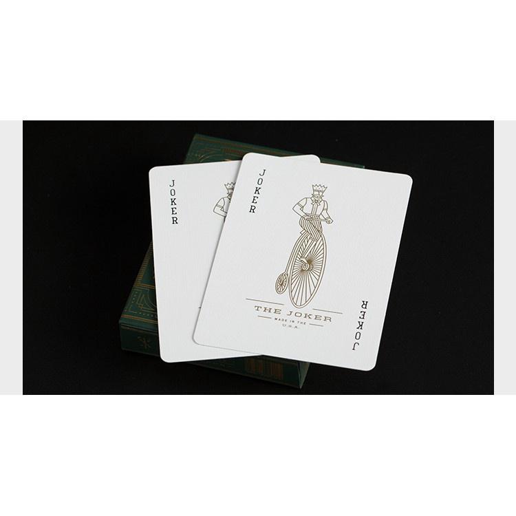 Theory11 Green Monarch Hrací karty Balíček USPCC Bicycle Monarchs Karetní hry Kouzelné triky