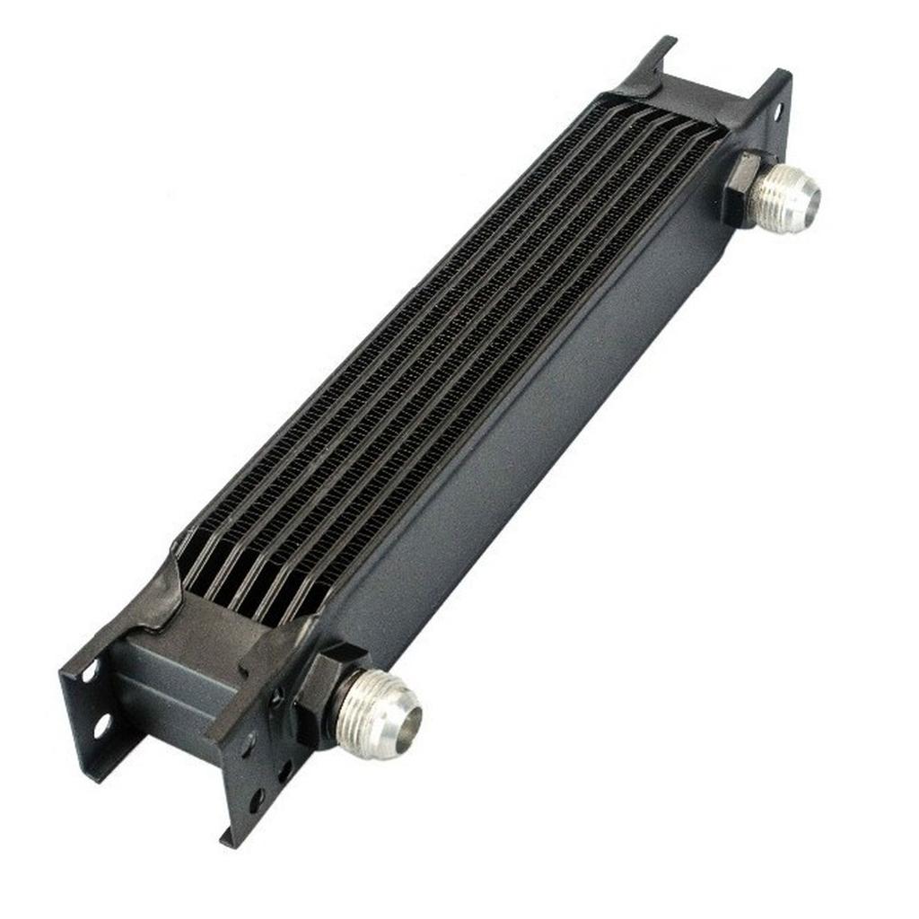 Aluminium Ölkühler AN10 Racing 7 248MM 7/8"-14 UNF Universal Motor Getriebe MOCAL Stil Schwarz