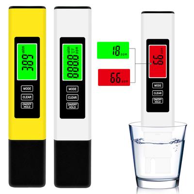 4 w 1 cyfrowy tester wody TDS EC i temperatura(°C °F) Miernik Dokładny Podświetlany Wyświetlacz LCD do Basenów Wody Pitnej Akwariów