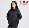 Thin and light stand-up collar down jacket for women's new middle-aged mother wear short fashion national style buckle duck down jacket