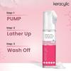 Leeford Keracylic Foaming Face Wash for Men & Women Pack of 1 (60ml) with 1% Salicylic & Glycolic Acid,Aloevera|Ideal for Oily Skin