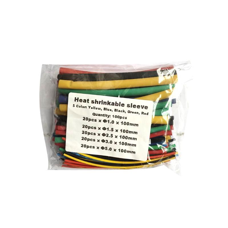 100pcs Colored Heat Shrink Tubing for Cable Repair and Insulation