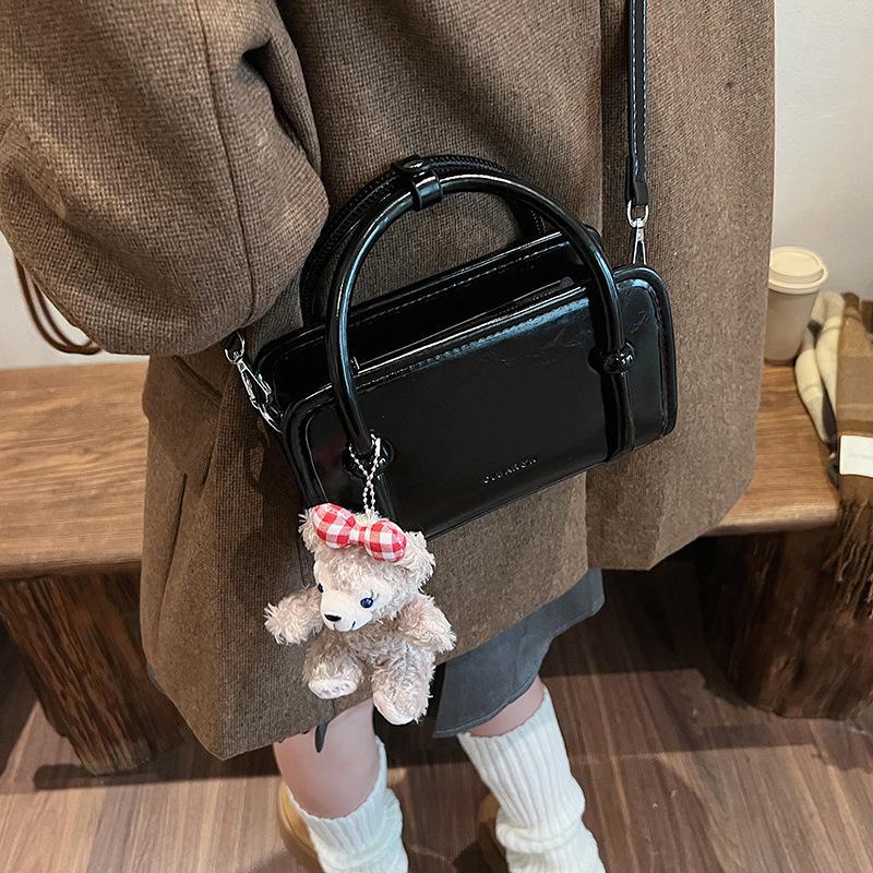 2024 Boston Contrast Color Handbag: Versatile, Fashionable Pillow Shoulder & Crossbody Bag for Women