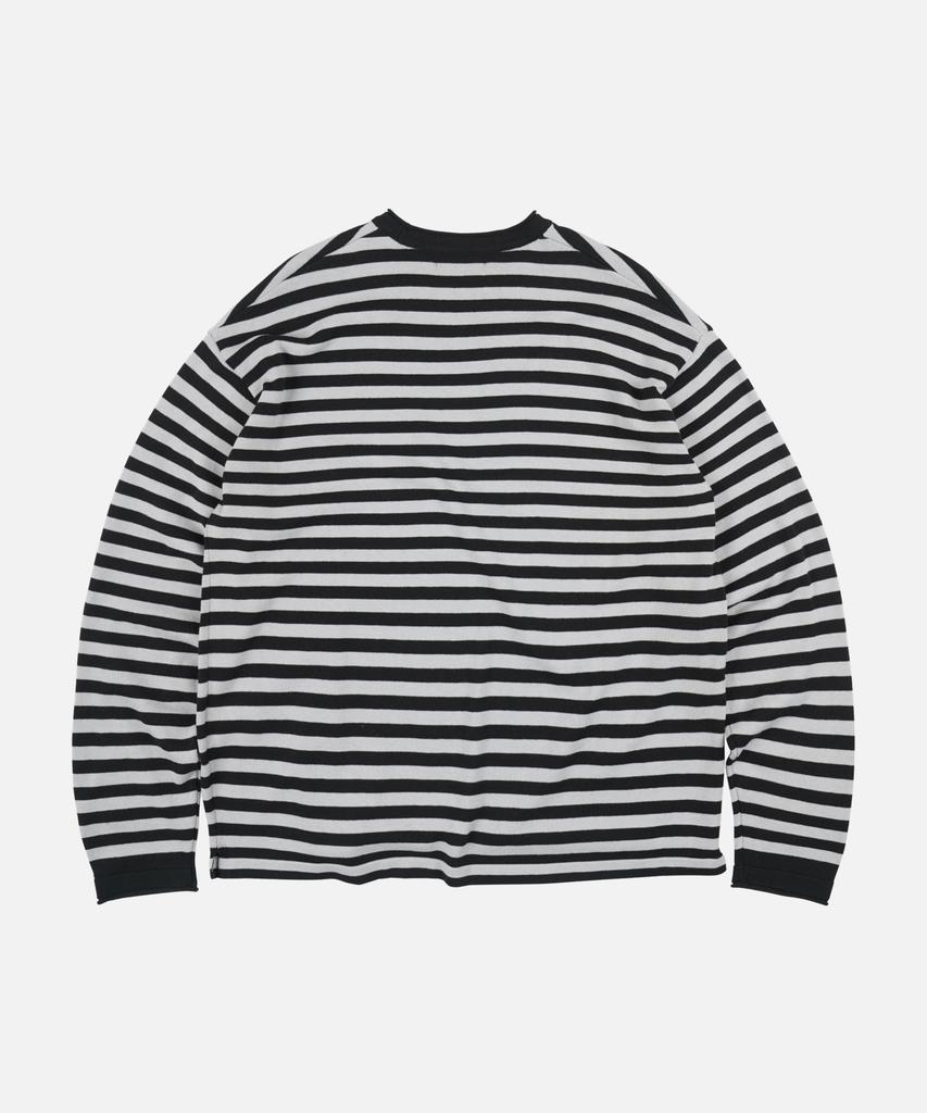 FRIZMWORKS Stripe Knit Long Sleeve _ Black