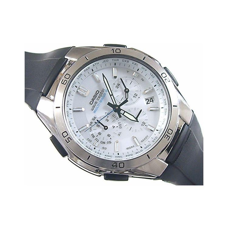 Casio Vintage Series Wave Ceptor 100M Waterproof Solar Quartz Movement Resin Strap Watch Men watches White WVQ-M410-7AJF